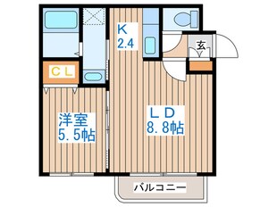 グレートヒルズ参番館の物件間取画像